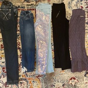 Lot of girls pants